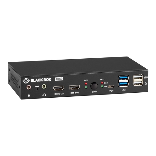 HEJSANG UHD 4K USB Switch Box 2 Computers 1 Monitor Share Keyboard Mouse Printer 2 HDMI and 2 USB Cables Included HDMI KVM Switch HDMI 2 Ports 3 USB KVM Ports 
